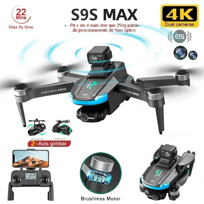 Rc Hobby Wire - YENI S9S MAX MINI Drone 4K
