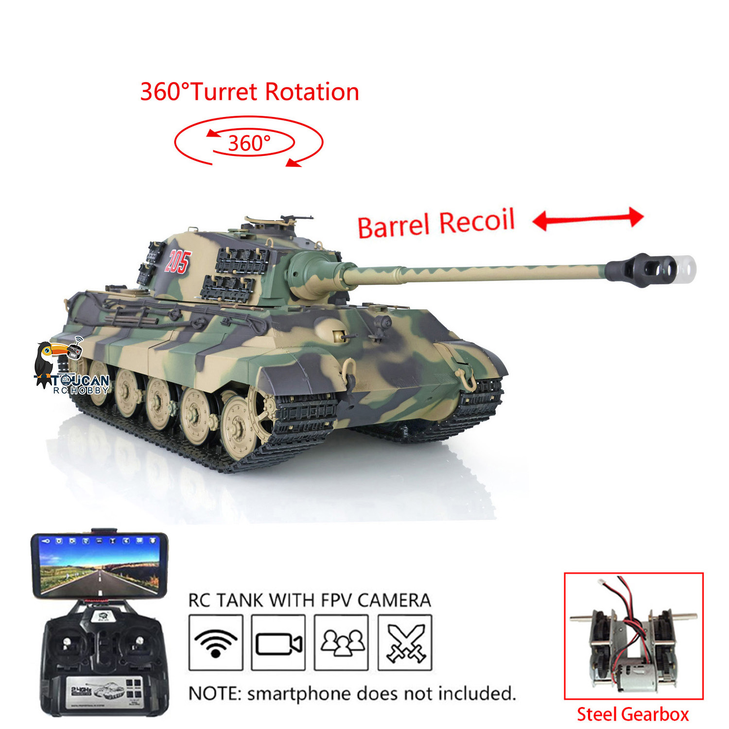 Rc Hobby Kings - Heng Long RC Panzer Tankları 1/16
