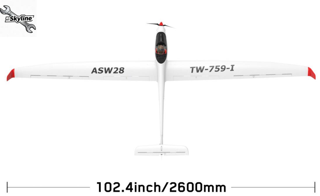 RC ASW28 ASW-28 2540mm Kanat A - Rc Glider Foam Wing incelemesi ve fiyatı
