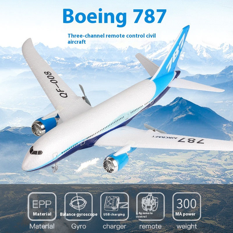 Qf008 RC Uçak 787 Üç Kanallı U - Rc Glider Foam Wing incelemesi ve fiyatı