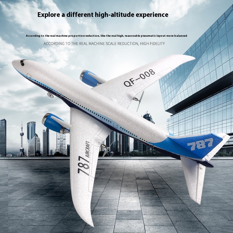 Qf008 RC Uçak 787 Üç Kanallı U - Rc Glider Foam Wing incelemesi ve fiyatı