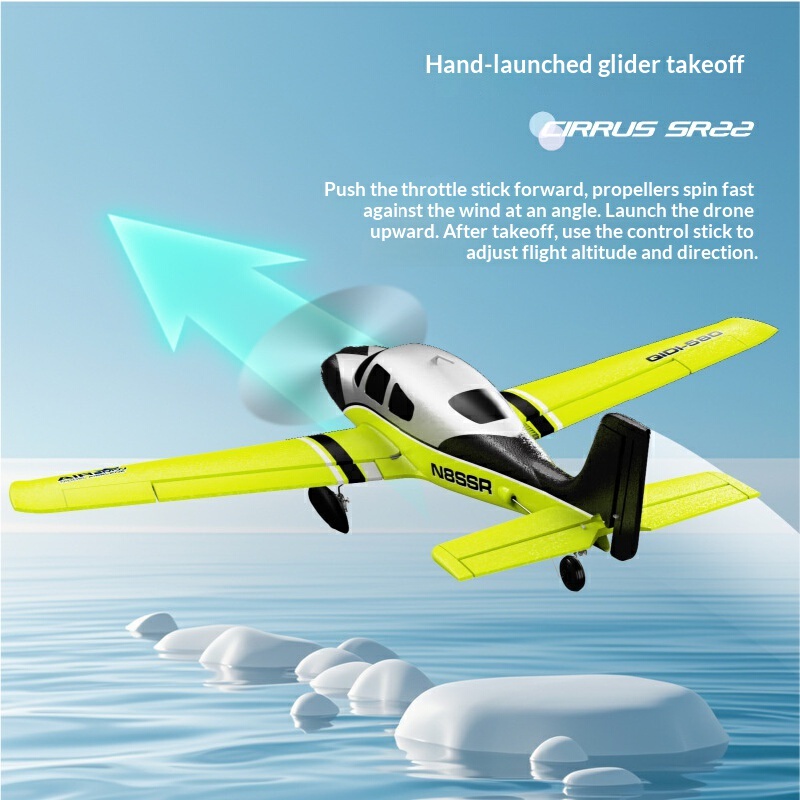 QIDI580 Cirrus SR22 Uzaktan Ku - Rc Glider Foam Wing incelemesi ve fiyatı